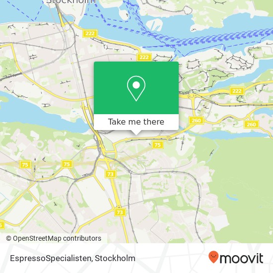 EspressoSpecialisten map