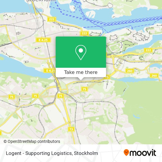 Logent - Supporting Logistics map