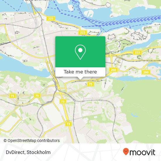 DvDirect map