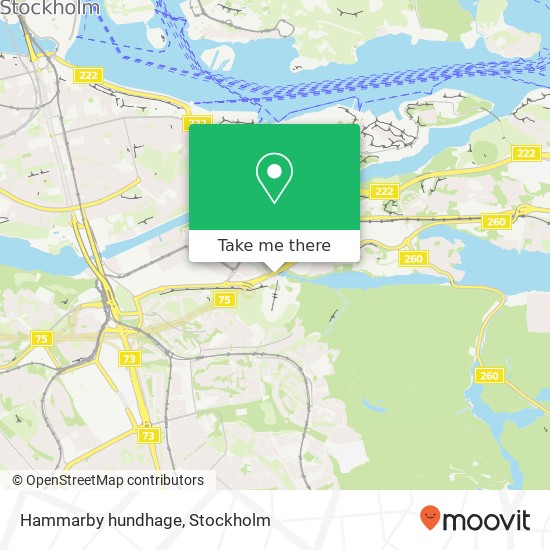 Hammarby hundhage map