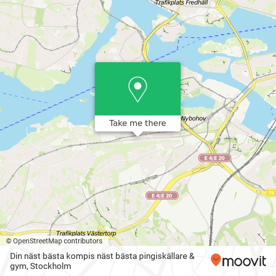 Din näst bästa kompis näst bästa pingiskällare & gym map