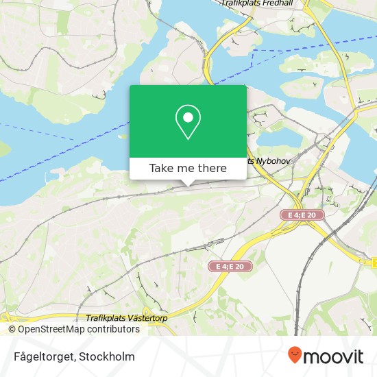 Fågeltorget map