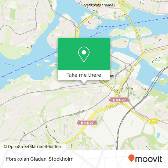 Förskolan Gladan map