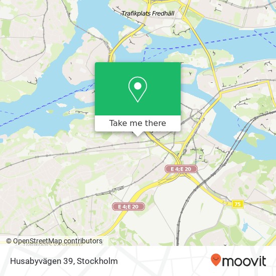 Husabyvägen 39 map