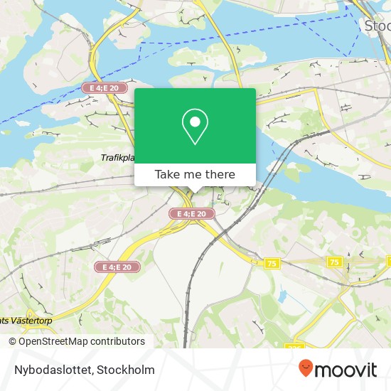 Nybodaslottet map