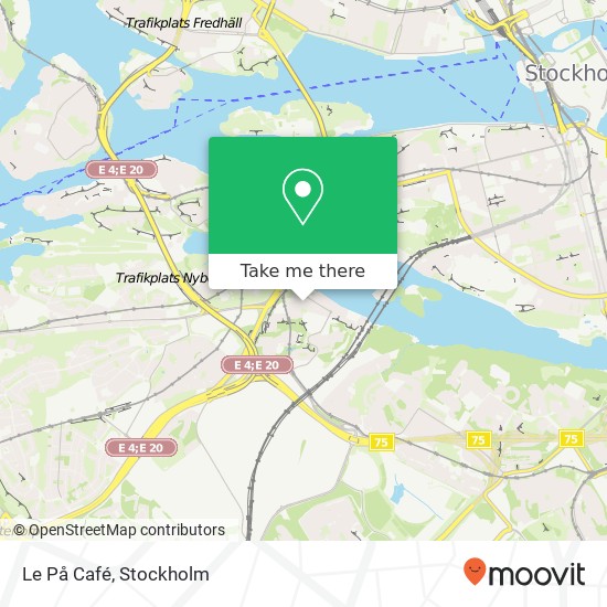 Le På Café map