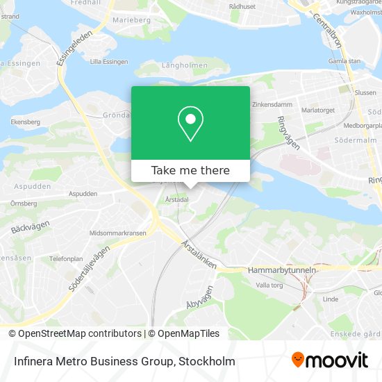 Infinera Metro Business Group map