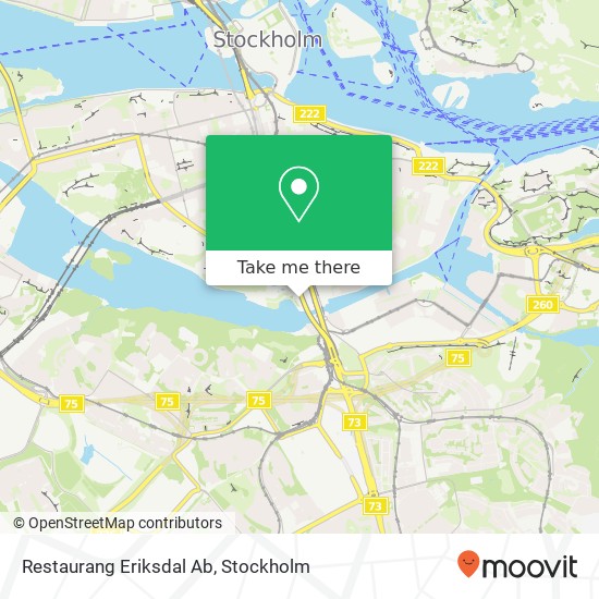 Restaurang Eriksdal Ab map