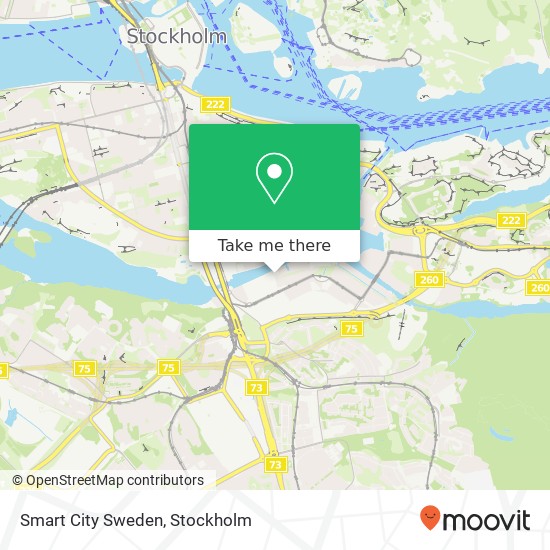 Smart City Sweden map