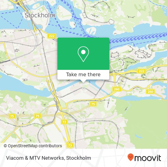 Viacom & MTV Networks map