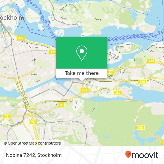 Nobina 7242 map