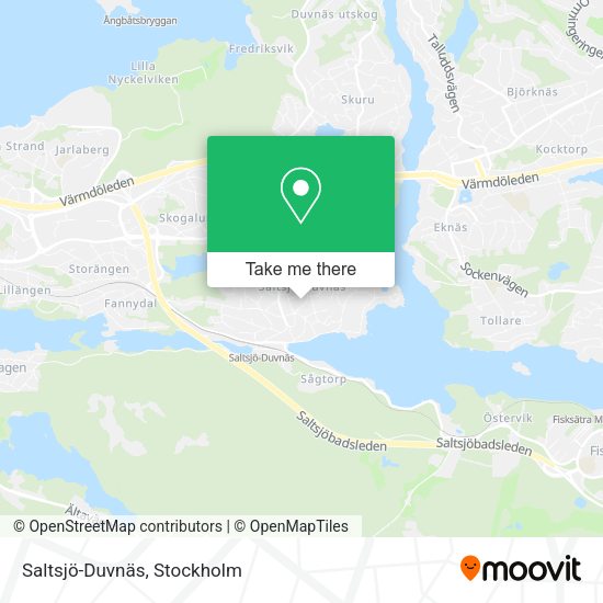Saltsjö-Duvnäs map