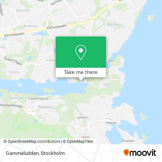 Gammeludden map