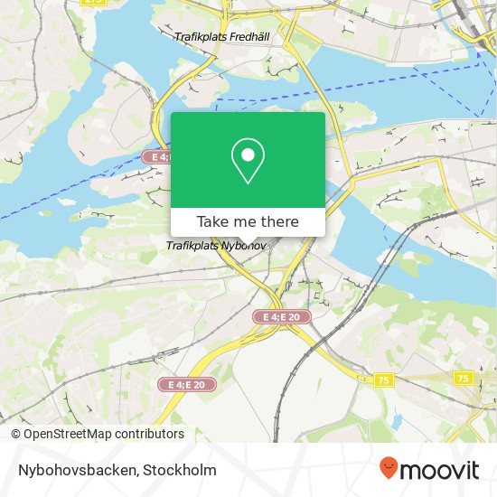 Nybohovsbacken map