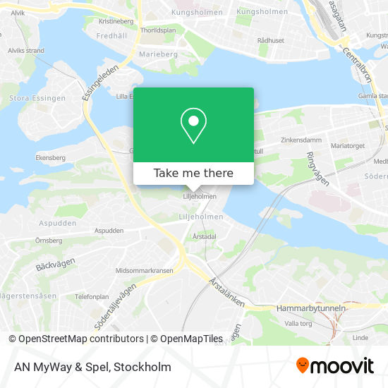 AN MyWay & Spel map