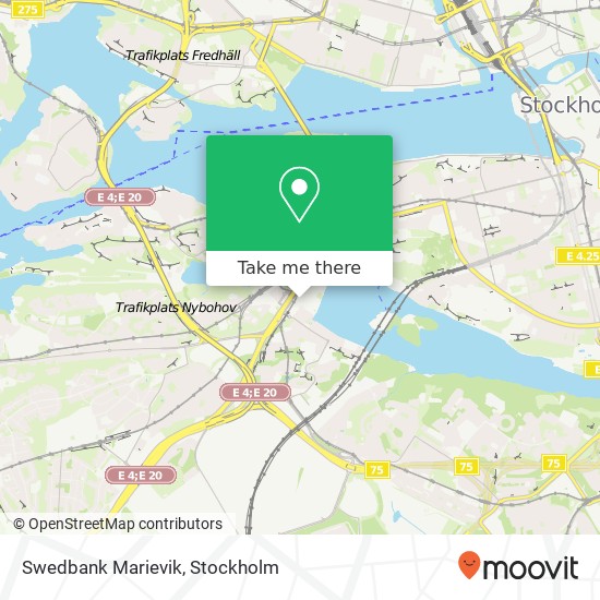 Swedbank Marievik map