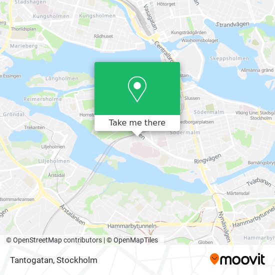 Tantogatan map