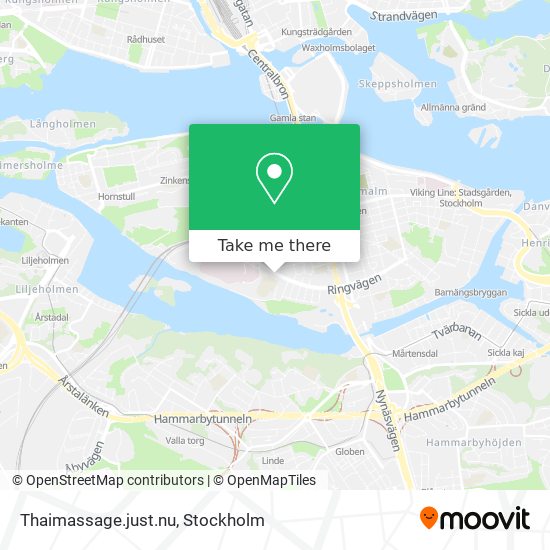 Thaimassage.just.nu map