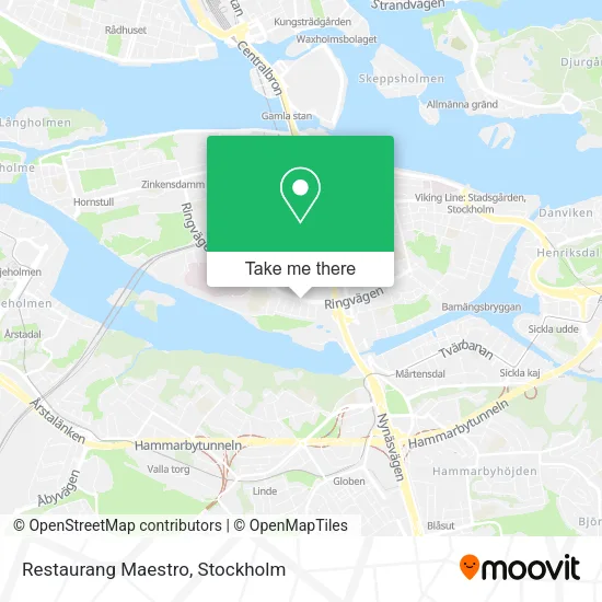 Restaurang Maestro map