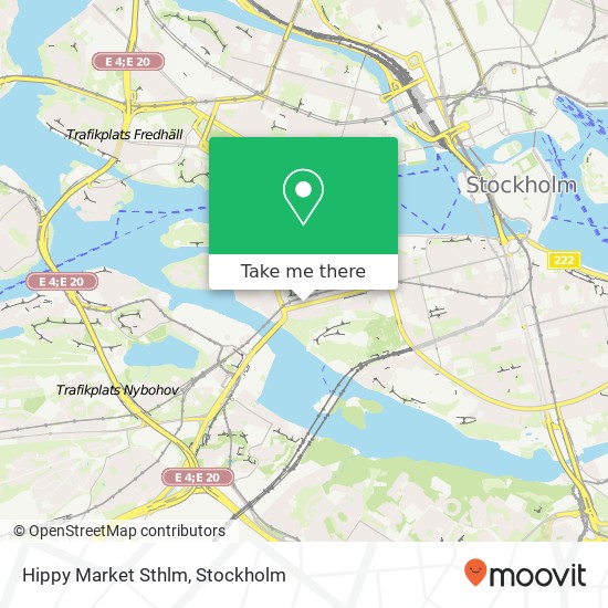 Hippy Market Sthlm map