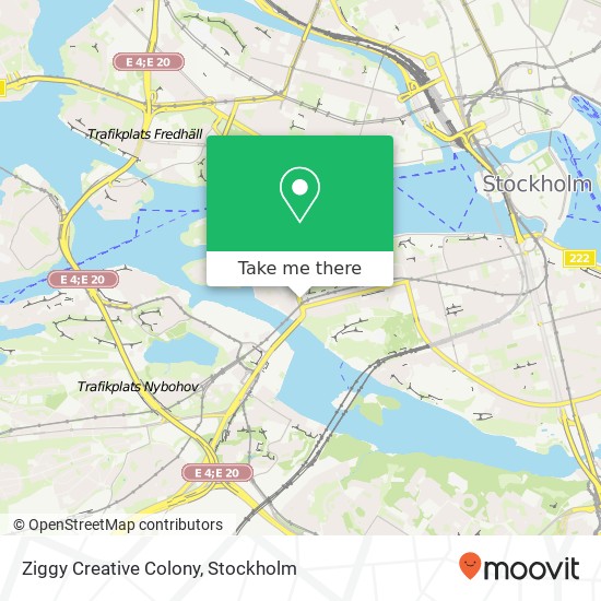 Ziggy Creative Colony map