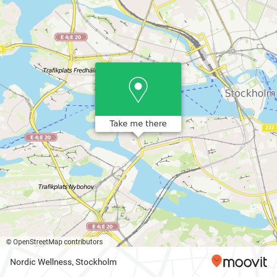 Nordic Wellness map