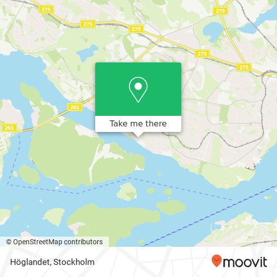 Höglandet map