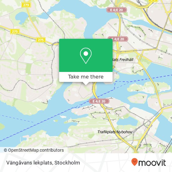 Vängåvans lekplats map