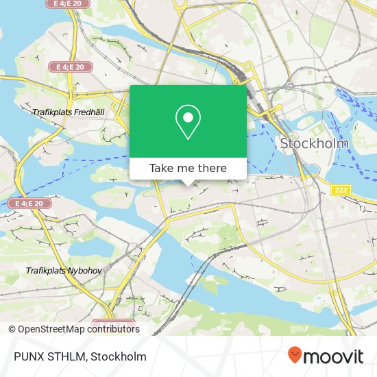 PUNX STHLM map