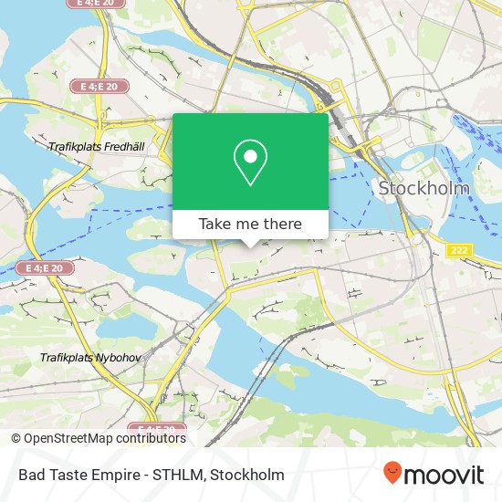 Bad Taste Empire - STHLM map