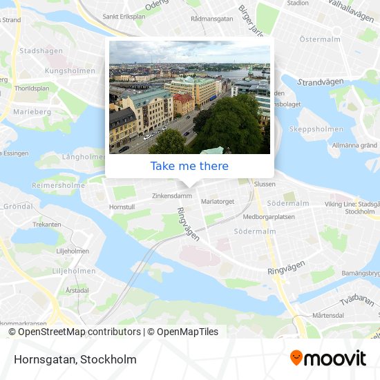 How to get to Hornsgatan in Stockholm by Metro, Bus or Train?