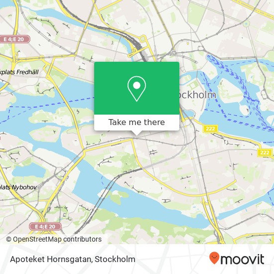 Apoteket Hornsgatan map