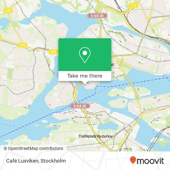 Café Luxviken map