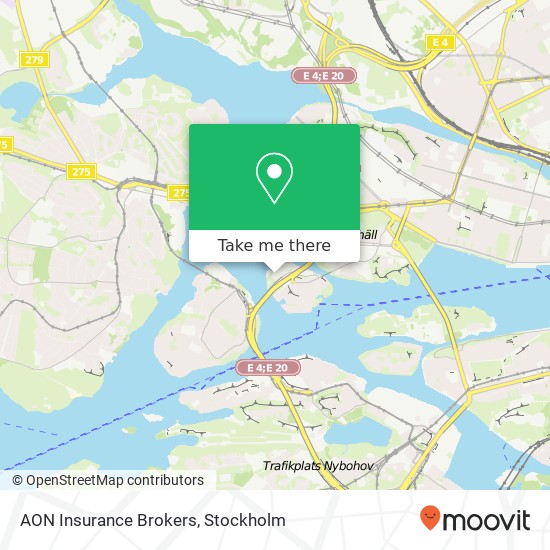 AON Insurance Brokers map