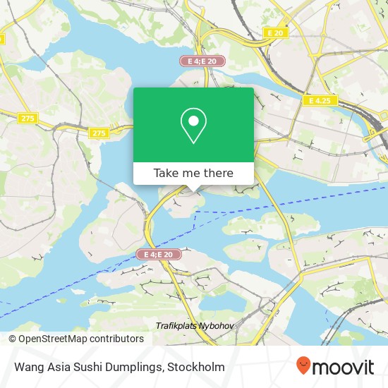 Wang Asia Sushi Dumplings map