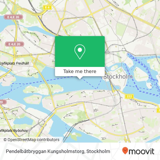 Pendelbåtbryggan Kungsholmstorg map