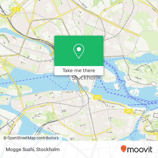 Mogge Sushi map