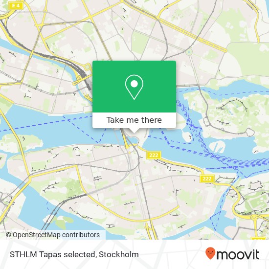 STHLM Tapas selected map