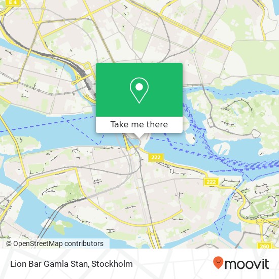 Lion Bar Gamla Stan map