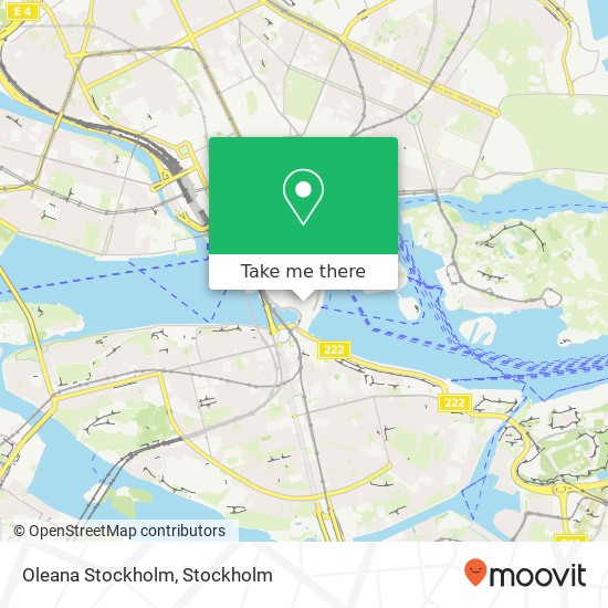 Oleana Stockholm map