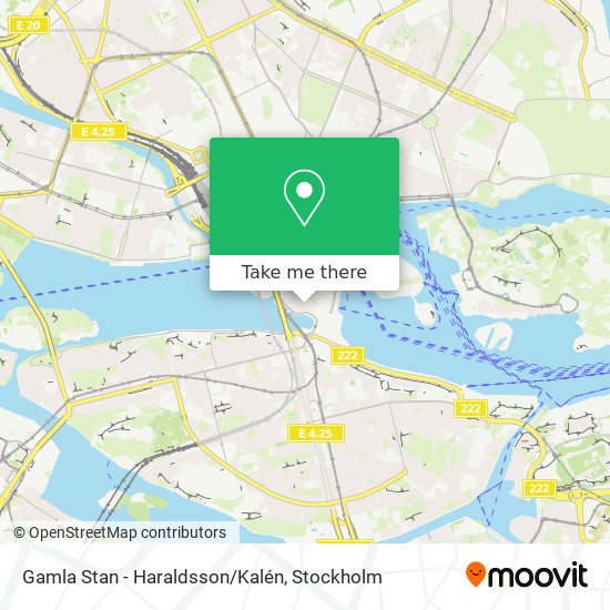 Gamla Stan - Haraldsson/Kalén map