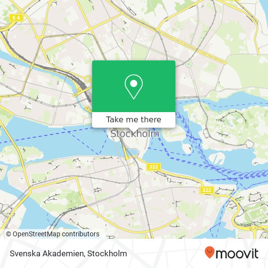 Svenska Akademien map