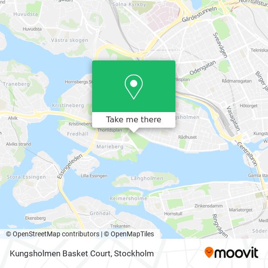 Kungsholmen Basket Court map