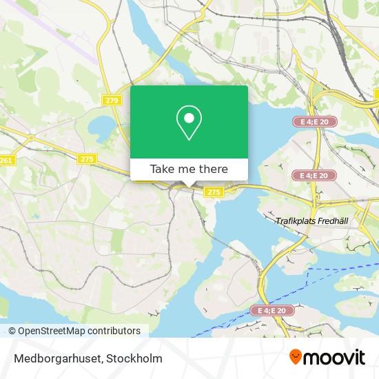 Medborgarhuset map