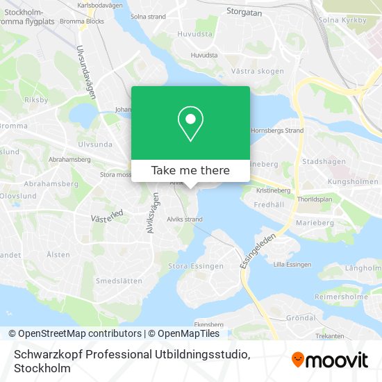 Schwarzkopf Professional Utbildningsstudio map