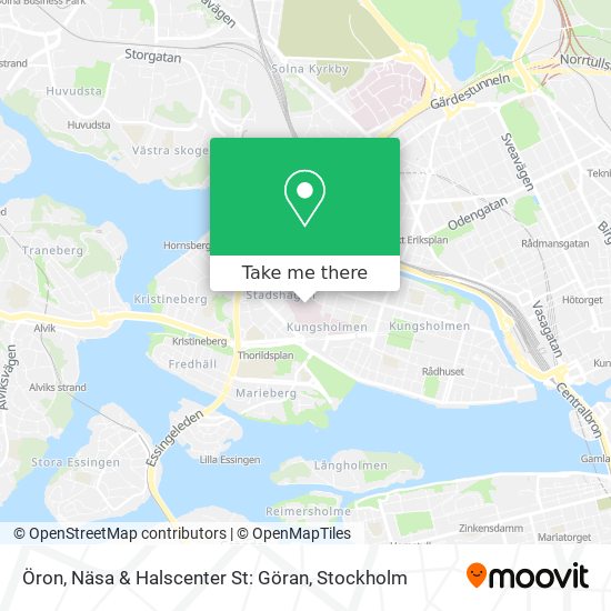Öron, Näsa & Halscenter St: Göran map