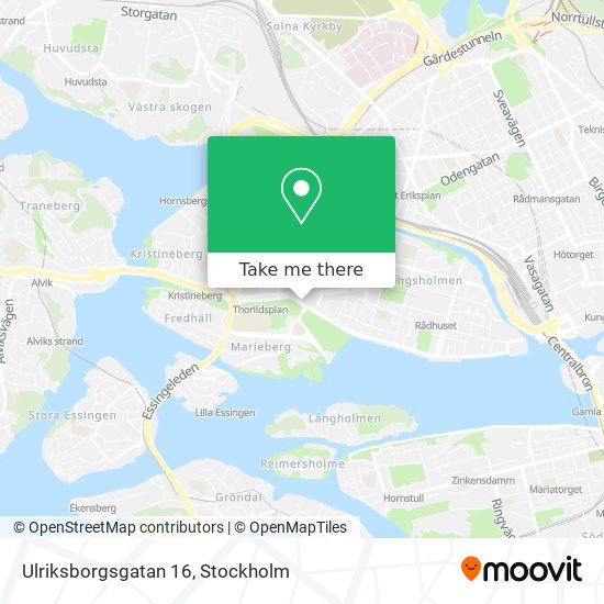 Ulriksborgsgatan 16 map