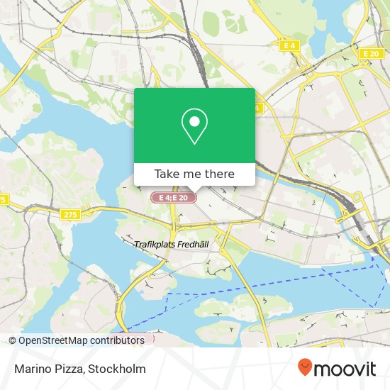 Marino Pizza map