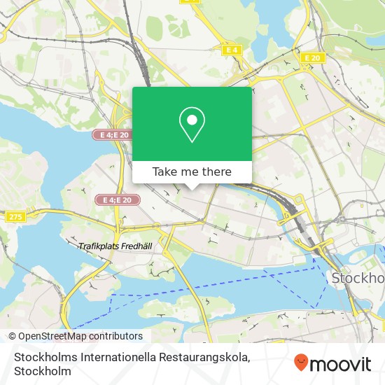Stockholms Internationella Restaurangskola map