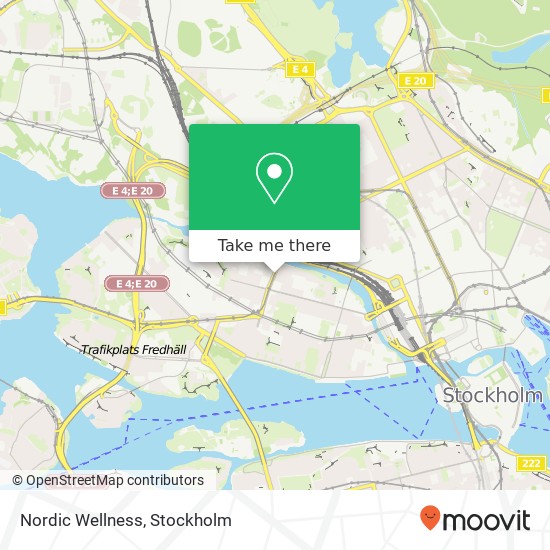 Nordic Wellness map